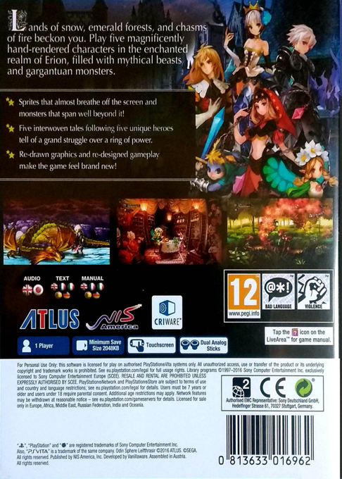 Odin Sphere - Leifthrasir — box-2D-back (EU)