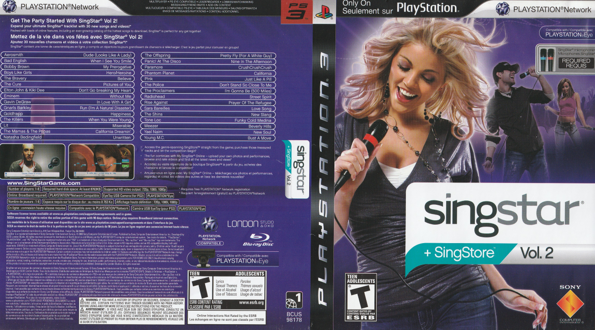 SingStar Vol. 2 — box-texture (CA)