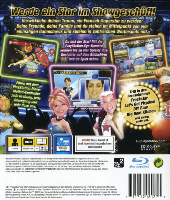 TV Superstar — box-2D-back (DE)