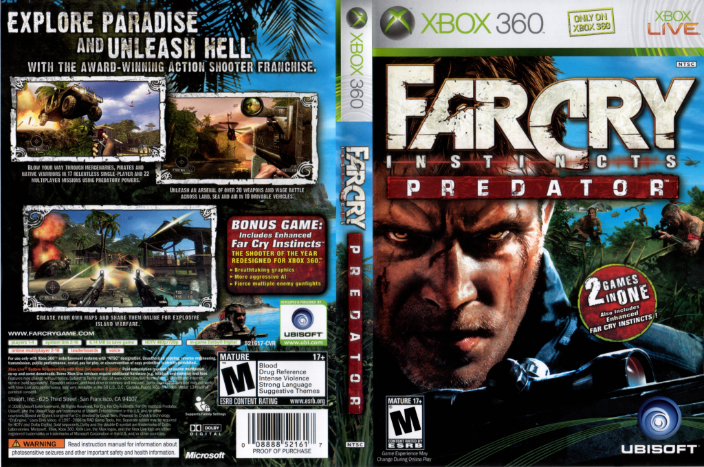 Far Cry Instincts - Predator — box-texture (US)