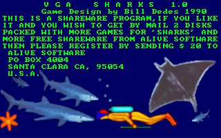 VGA Sharks box art