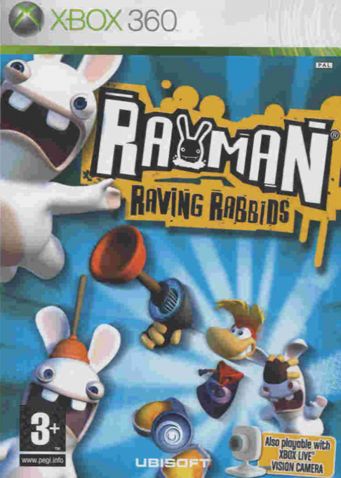 Rayman Raving Rabbids box art
