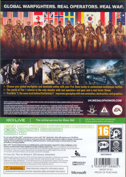 Medal of Honor - Warfighter — box-2D-back (UK)