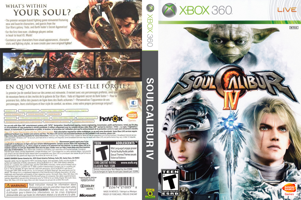Soulcalibur IV — box-texture (US)
