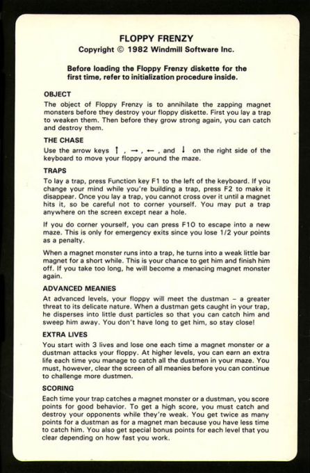 Floppy Frenzy — box-2D-back (CA)
