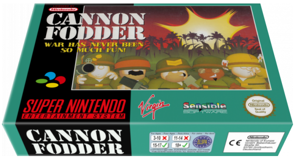 Cannon Fodder — box-3D (EU)