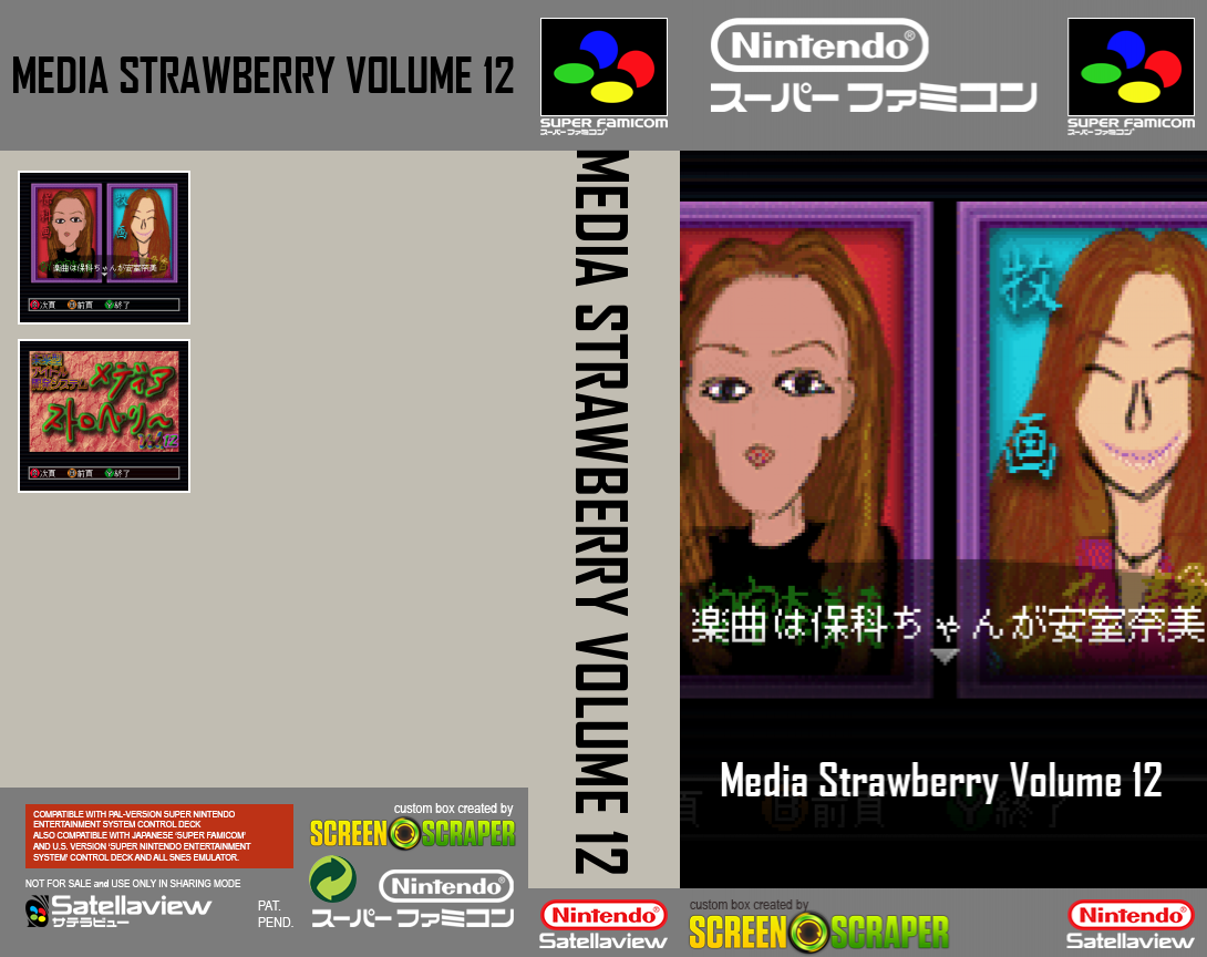 Mirai-gata Idol Kaihatsu System - Media Strawberry - Vol. 12 — box-texture (SS)