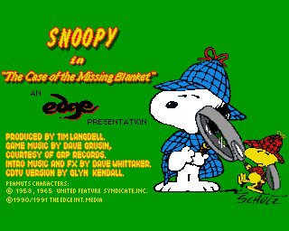 Snoopy - The Case of the Missing Blanket — sstitle (WOR)