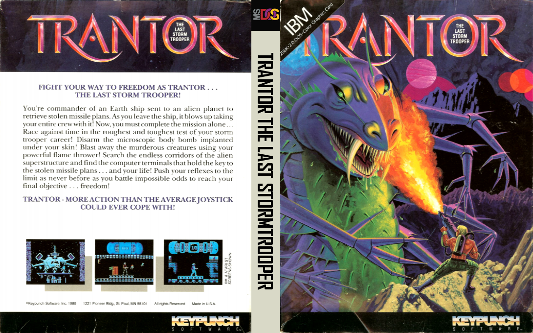 Trantor - The Last Stormtrooper — box-texture (US)