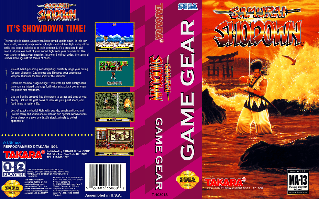 Samurai Shodown — box-texture (US)