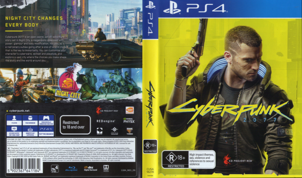 Cyberpunk 2077 — box-texture (AU)