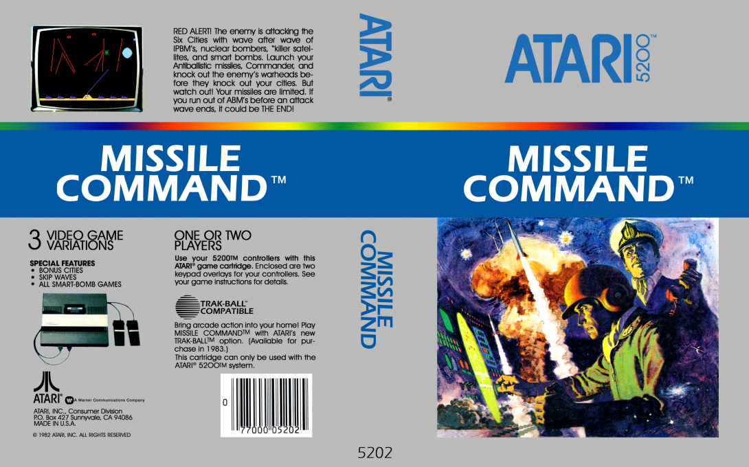 Missile Command — box-texture (US)