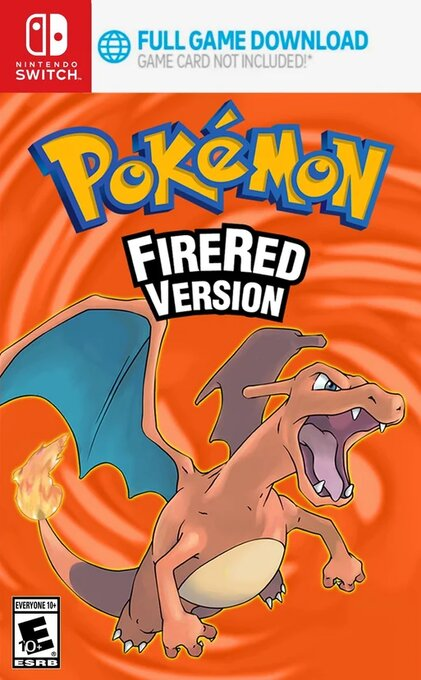Pokemon Fire Red box art