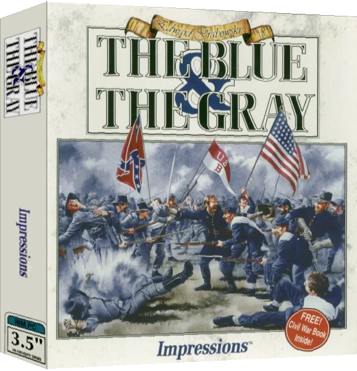 Edward Grabowski's The Blue And The Gray — box-3D (US)