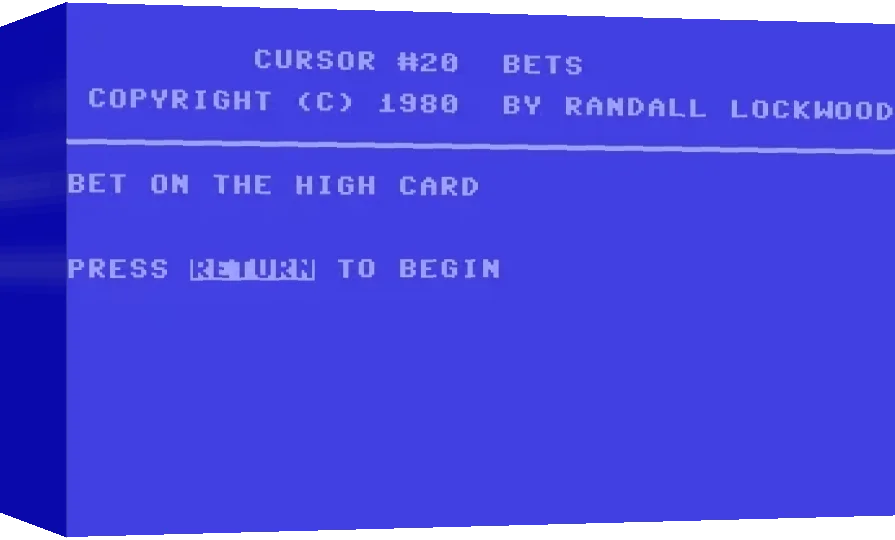 Bets — box-3D (WOR)