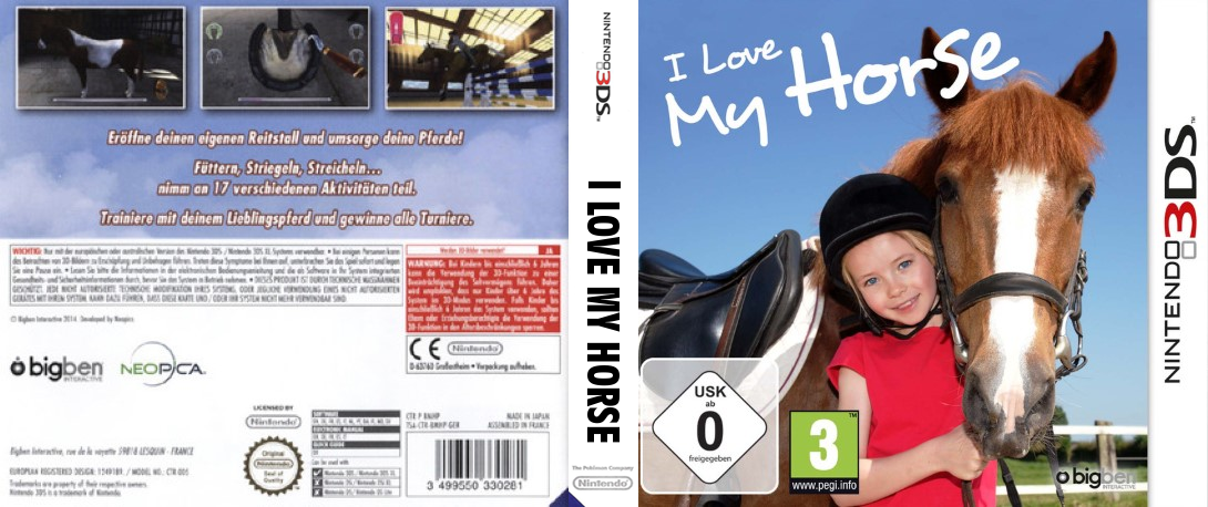 I Love My Horse — box-texture (DE)