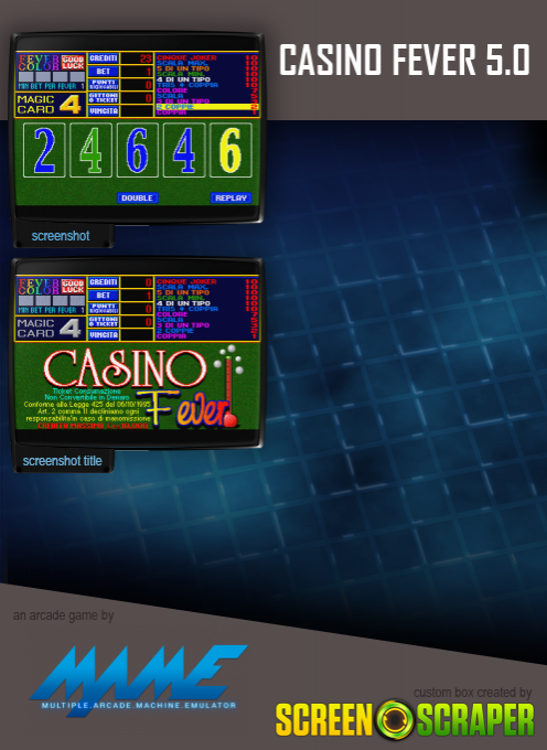 Casino Fever 5.0 — box-2D-back (SS)