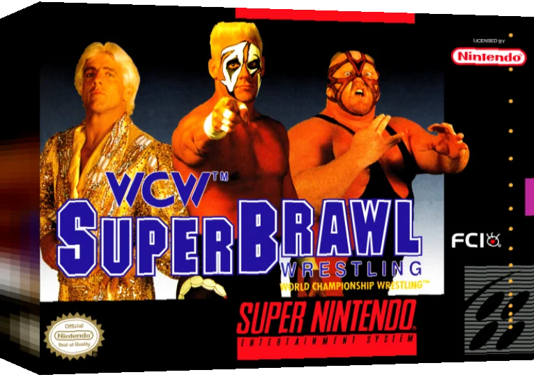 WCW Super Brawl Wrestling — box-3D (US)