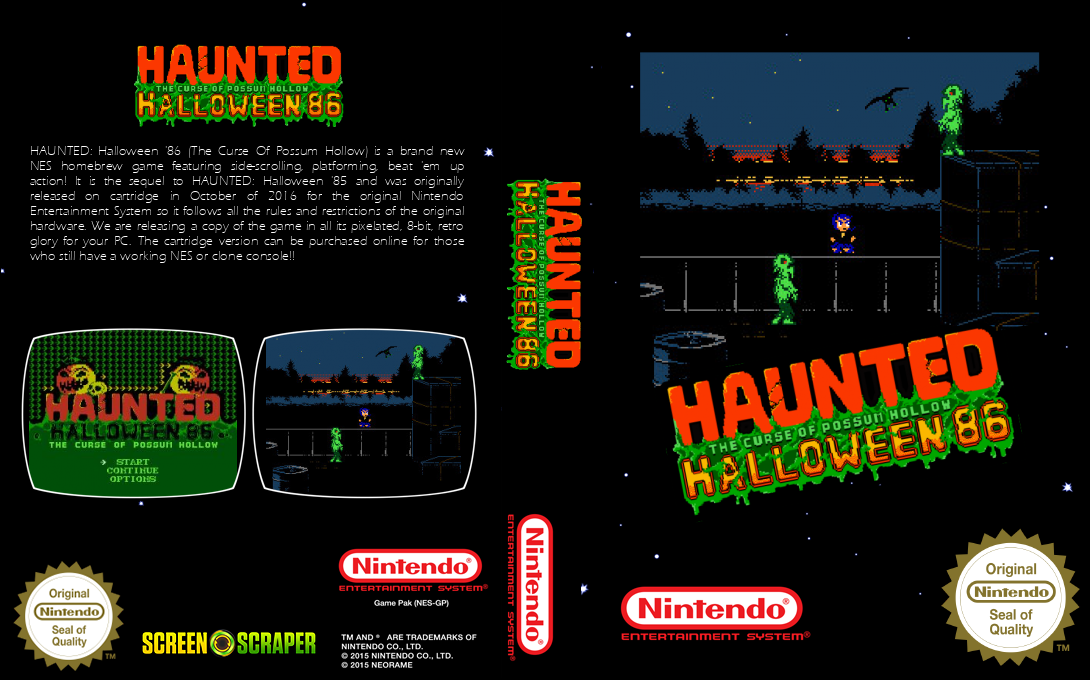 Haunted - Halloween '86 — box-texture (SS)
