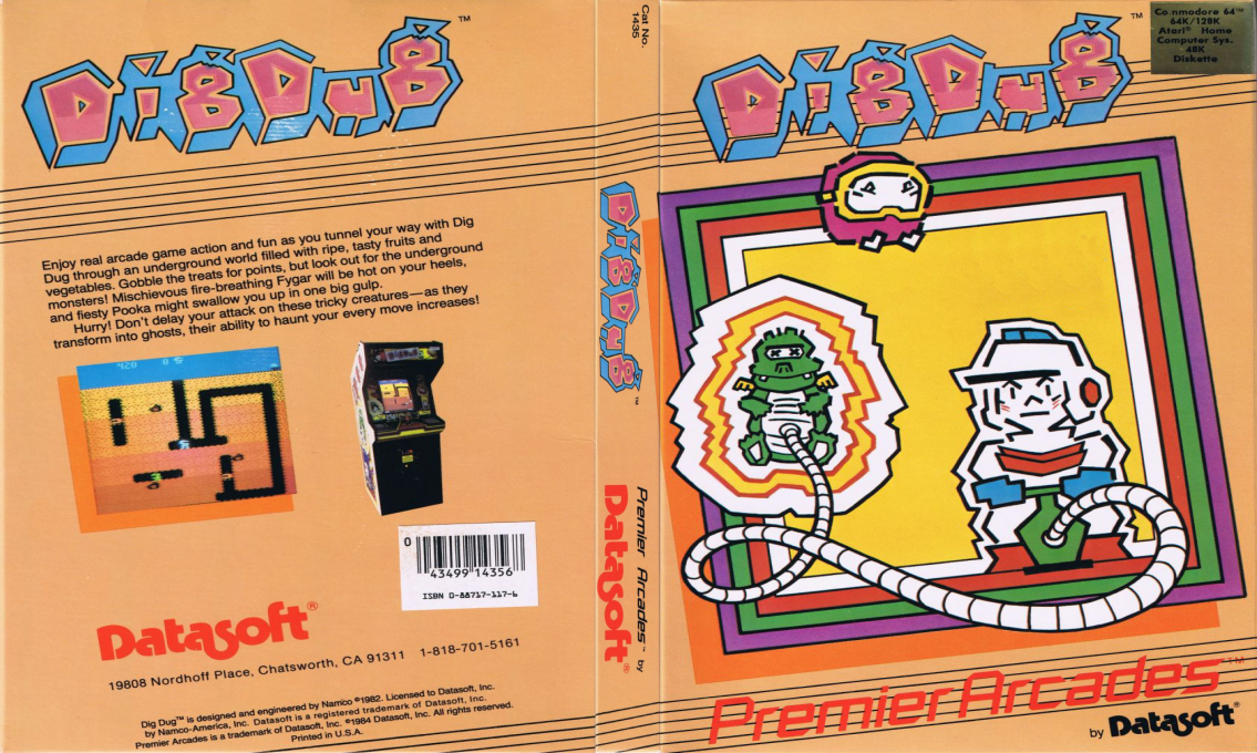 Dig Dug — box-texture (US)