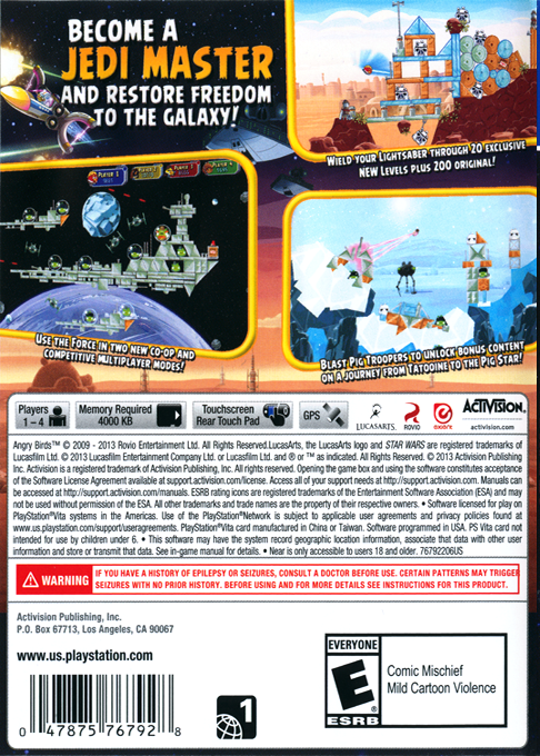 Angry Birds - Star Wars — box-2D-back (US)