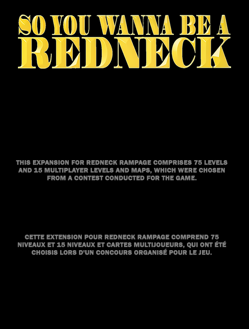 So You Wanna Be A Redneck — box-2D-back (US)