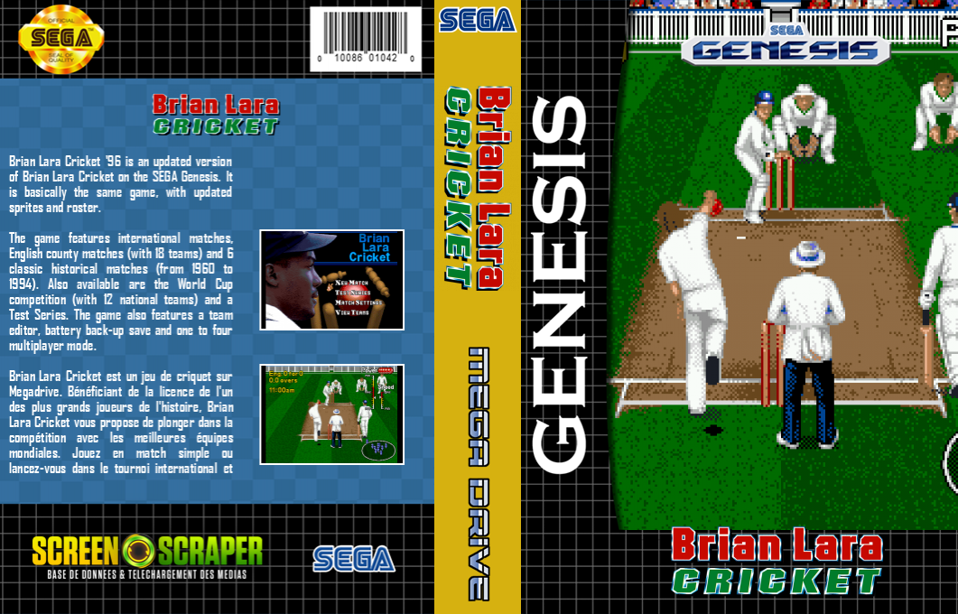 Brian Lara Cricket — box-texture (SS)