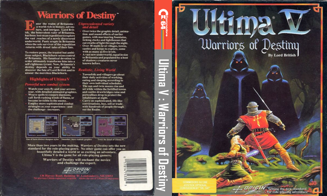 Ultima 5 - Warriors Of Destiny — box-texture (US)