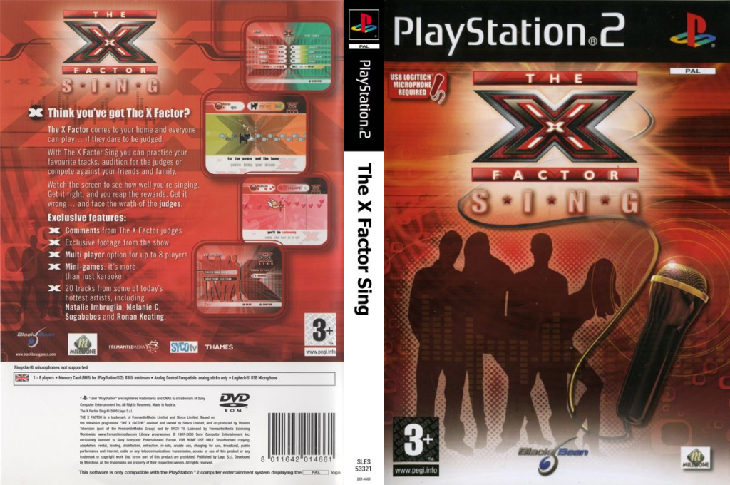 X Factor Sing, The — box-texture (EU)