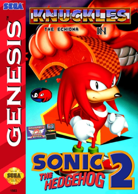 Sonic & Knuckles + Sonic The Hedgehog 2 box art