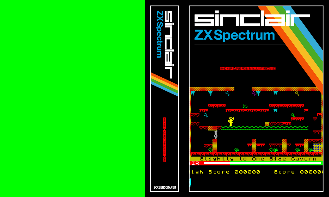 Manic Miner 3 - Tales from a Parallel Universe — box-texture (SS)