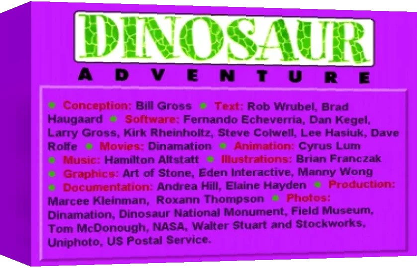 Dinosaur Adventure — box-3D (WOR)