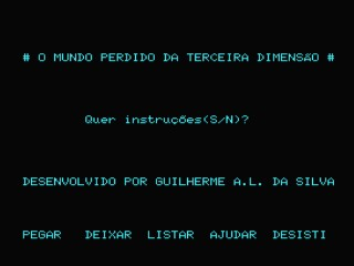 Mundo Perdido Da 3a Dimensao, O — sstitle (WOR)
