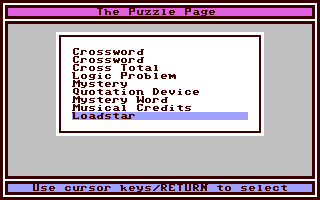 The Puzzle Page #072 — ss (WOR)