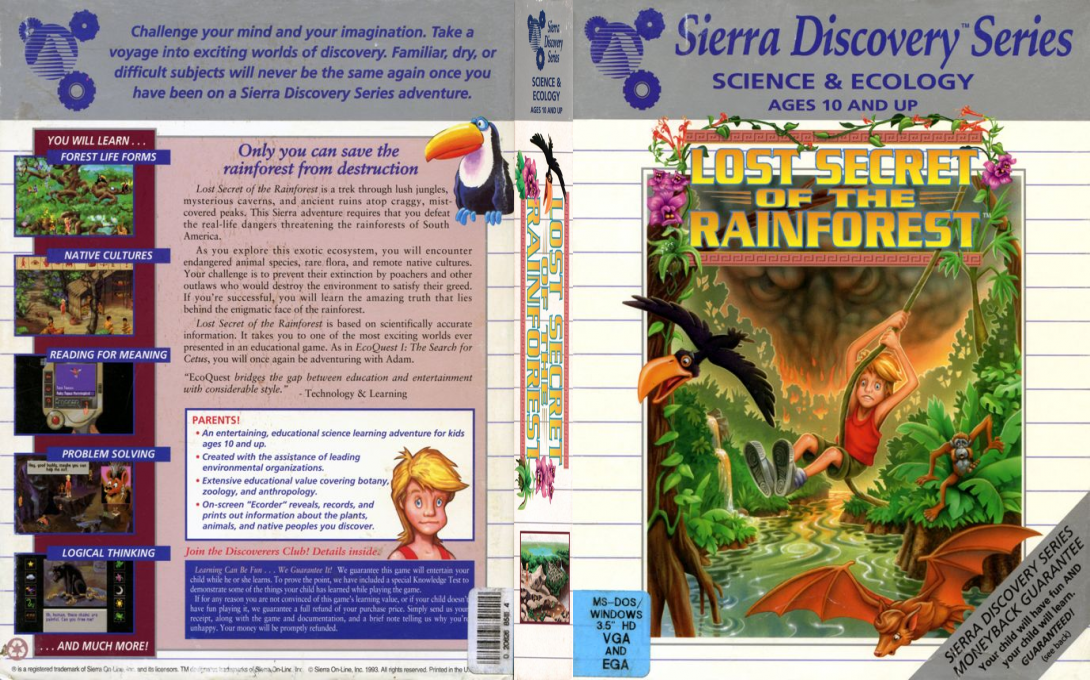 Lost Secret of the Rainforest — box-texture (US)