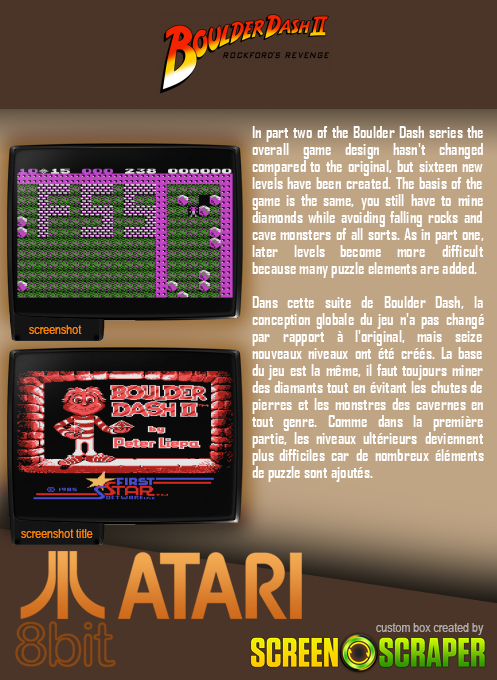 Boulder Dash 2 — box-2D-back (SS)