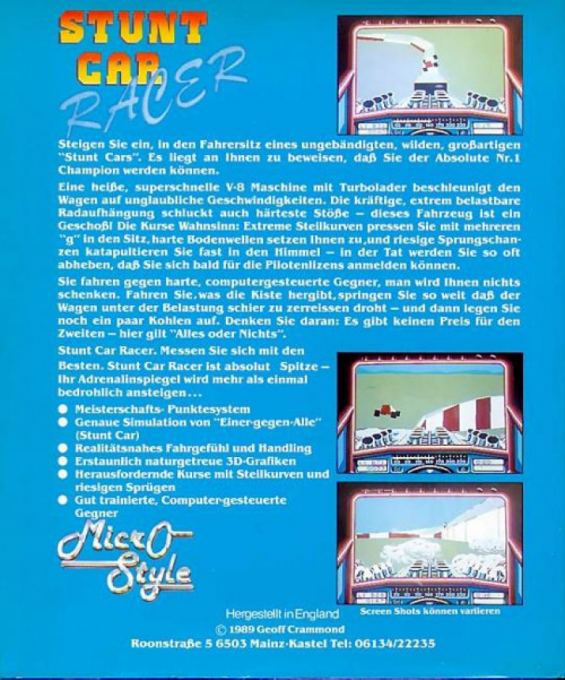 Stunt Car Racer — box-2D-back (EU)