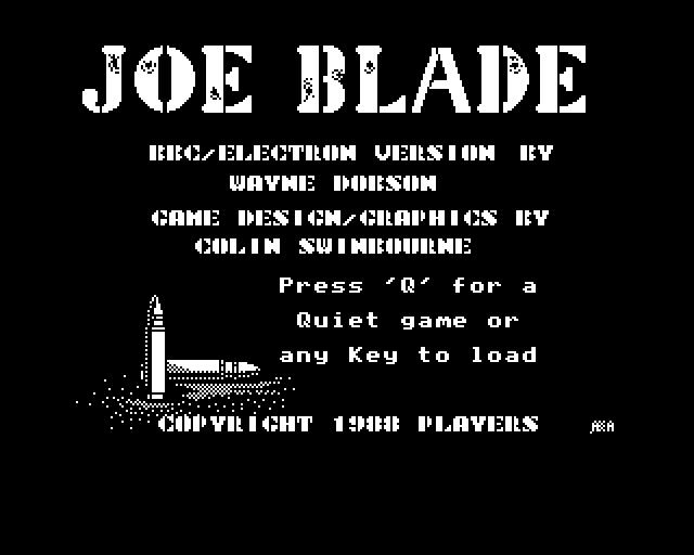 Joe Blade — sstitle (EU)