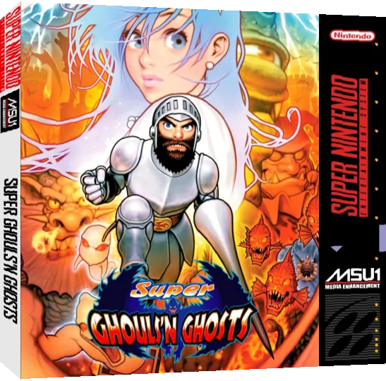 Super Ghouls'n Ghosts — box-3D (US)