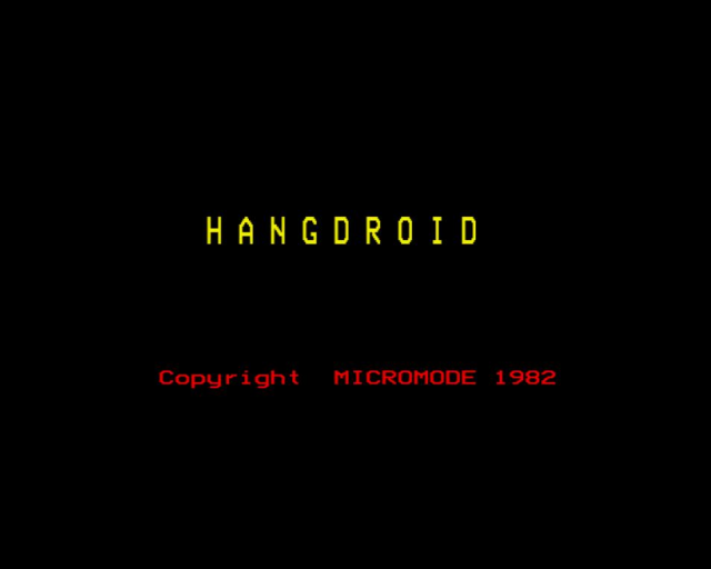 Hangdroid — sstitle (WOR)