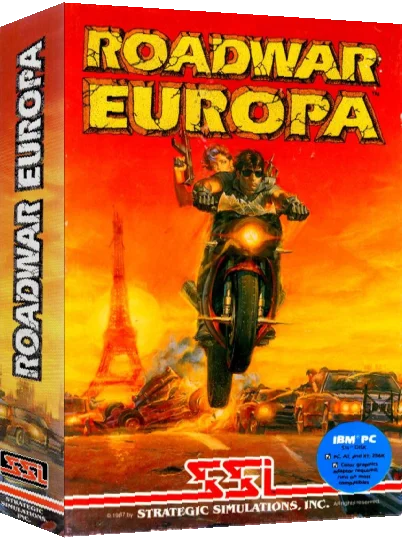 Roadwar Europa — box-3D (US)