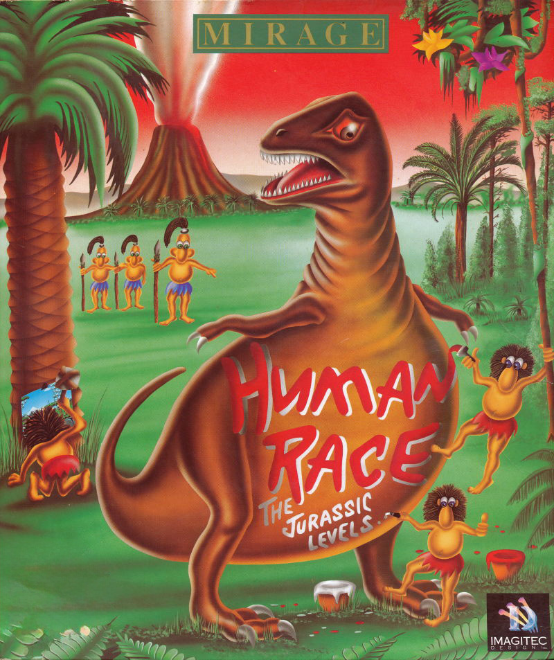 Human Race - The Jurassic Levels — box-2D (EU)