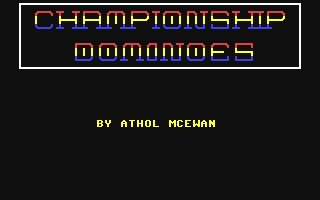 Championship Dominoes — sstitle (WOR)