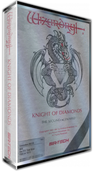 Wizardry - Knight of Diamonds — box-3D (US)