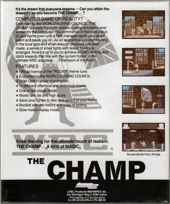 Champ, The — box-2D-back (EU)