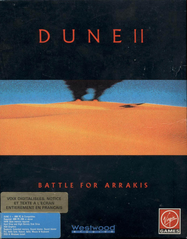 Dune 2 - Battle for Arrakis — box-2D (FR)