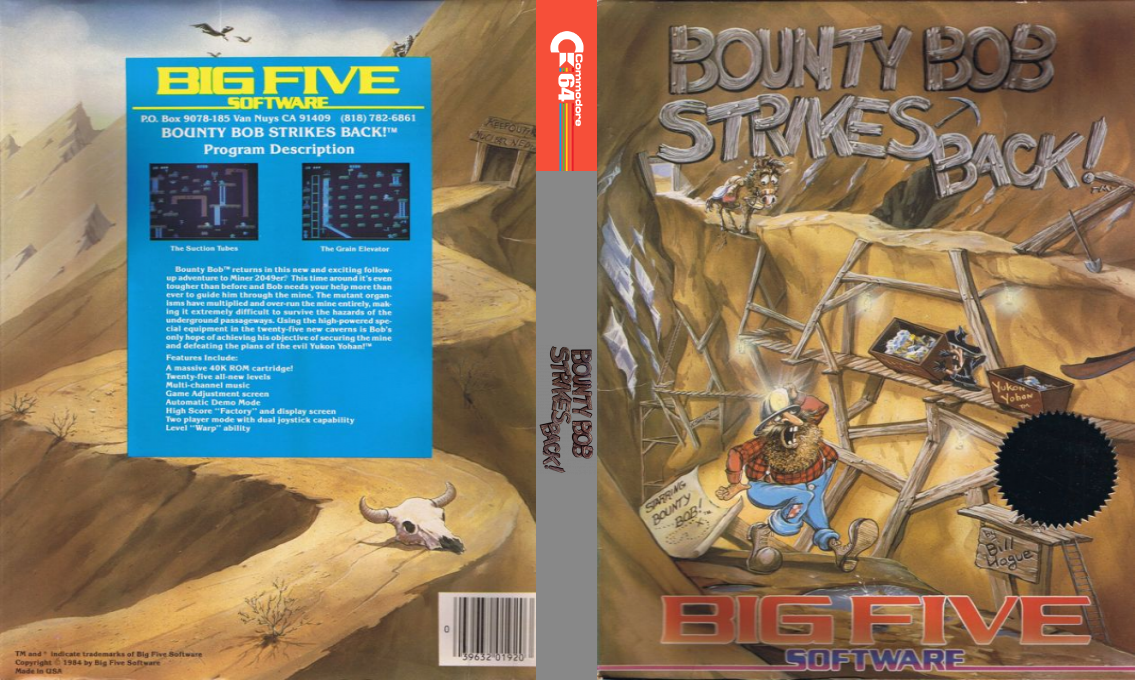 Bounty Bob Strikes Back! — box-texture (US)