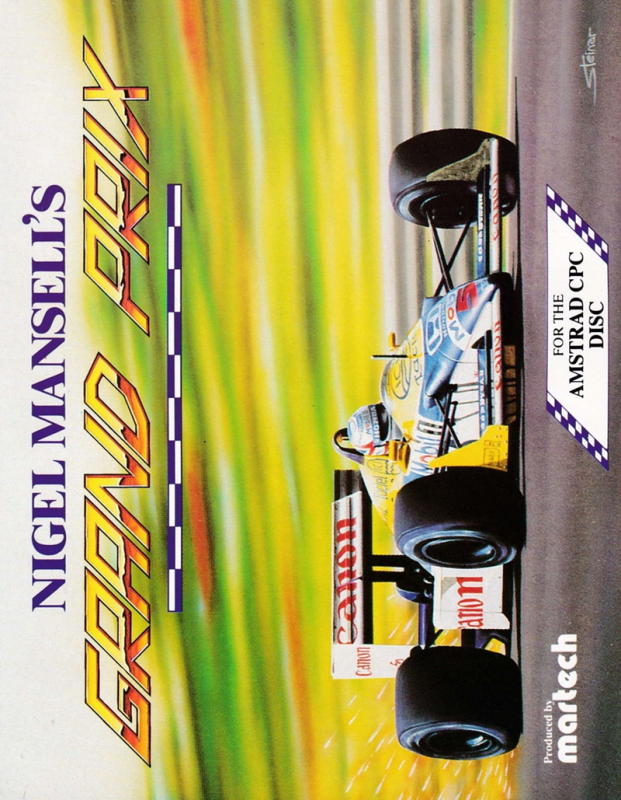 Nigel Mansell's Grand Prix box art