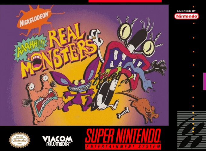 Aaahh!!! Real Monsters box art