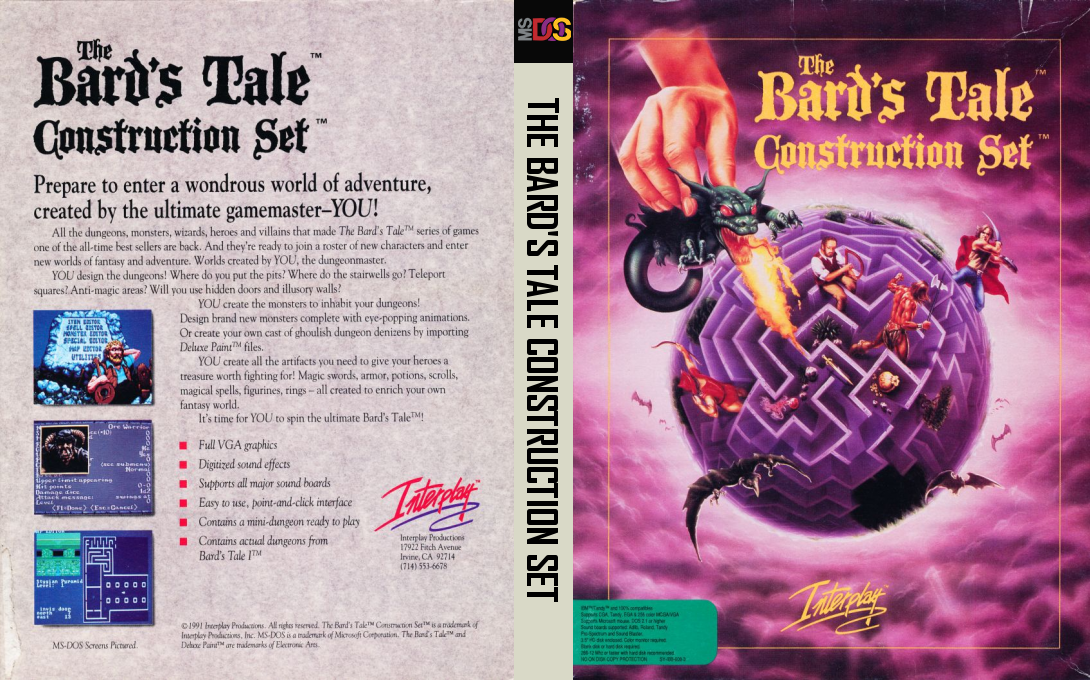 Bard's Tale Construction Set, The — box-texture (US)
